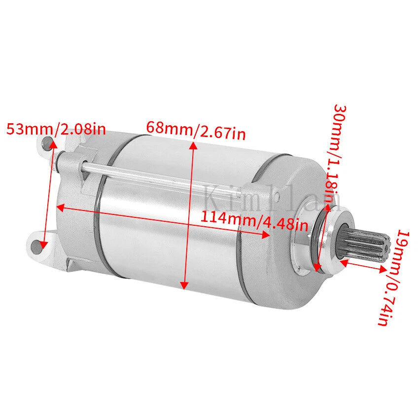 Starter for Honda NTV650 Revere, NTV650 Deauville, NTV600 (88-05)