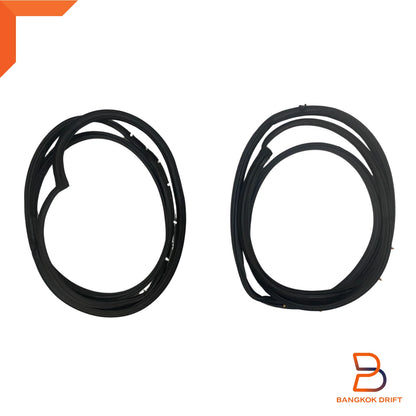 Door Weatherstrip Rubber Seal Pair for Mazda B-Series B2000 B2200 B2600 (1986-1993)
