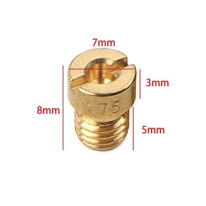 5mm Replacement Carburetor Jets #75-#102 for Dellorto Sha Phbg