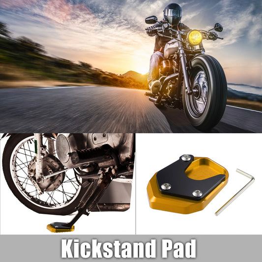 1 Set Aluminum Kickstand Plate Pad Gold for Honda