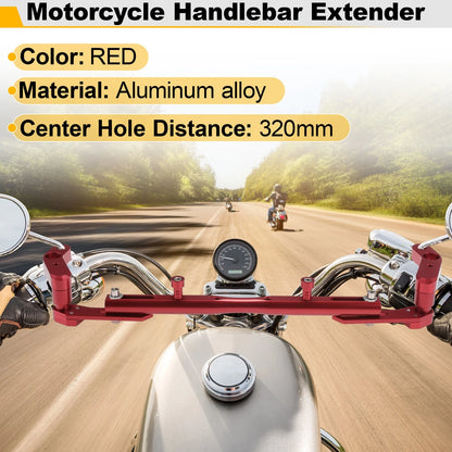 Balance Bar Aluminum Extender Bracket 320mm Center Hole for Motorcycle