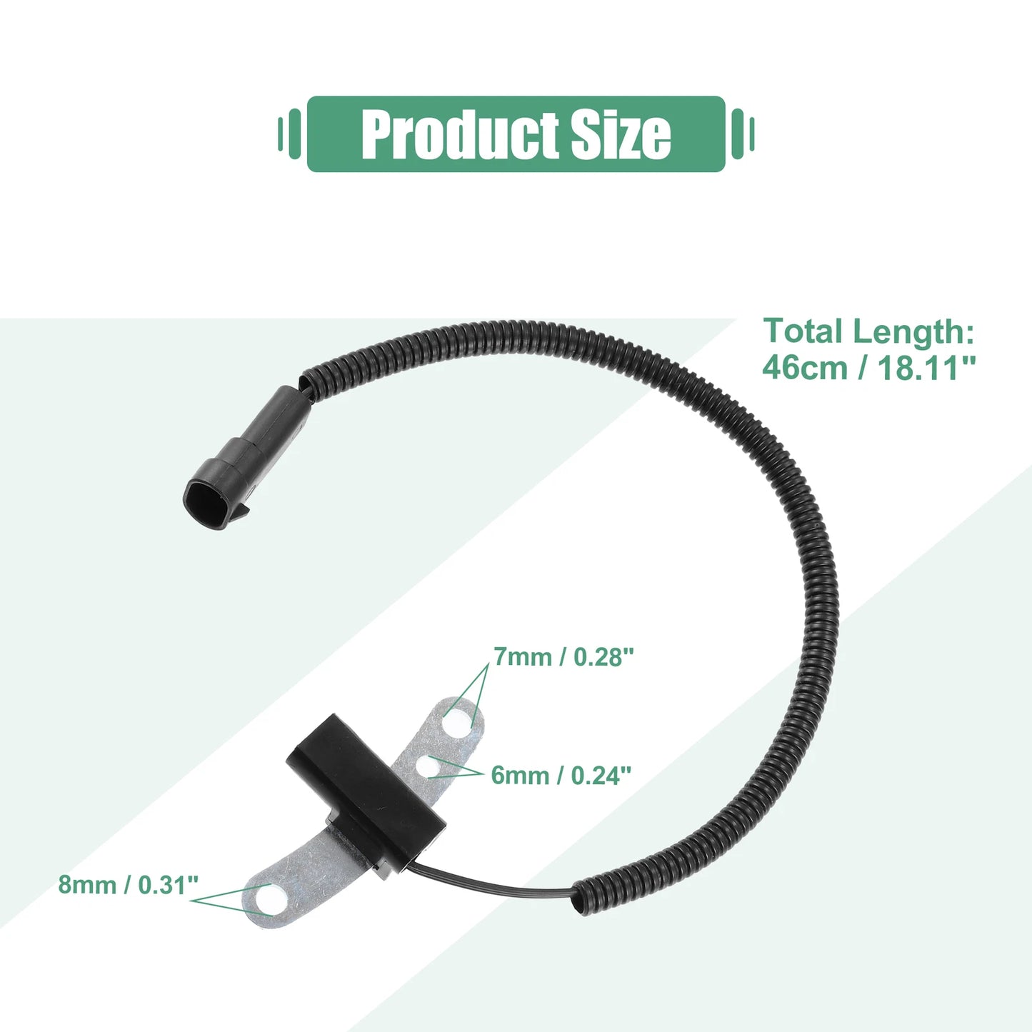Crankshaft Position Sensor for Jeep Wrangler, Cherokee, Dodge