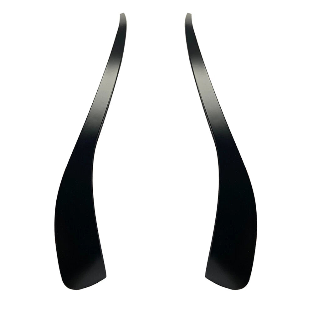 2 x Matte Front Bumper Spoilers for Mercedes Benz W117 CLA250 CLA45 (2013-2015)
