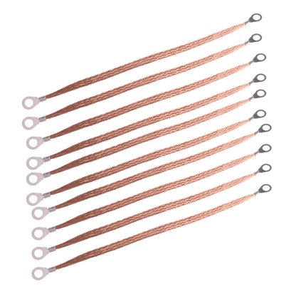 10 x 11.4" Copper Braided Earth Lead Cable Wire Strap for Car Battery
