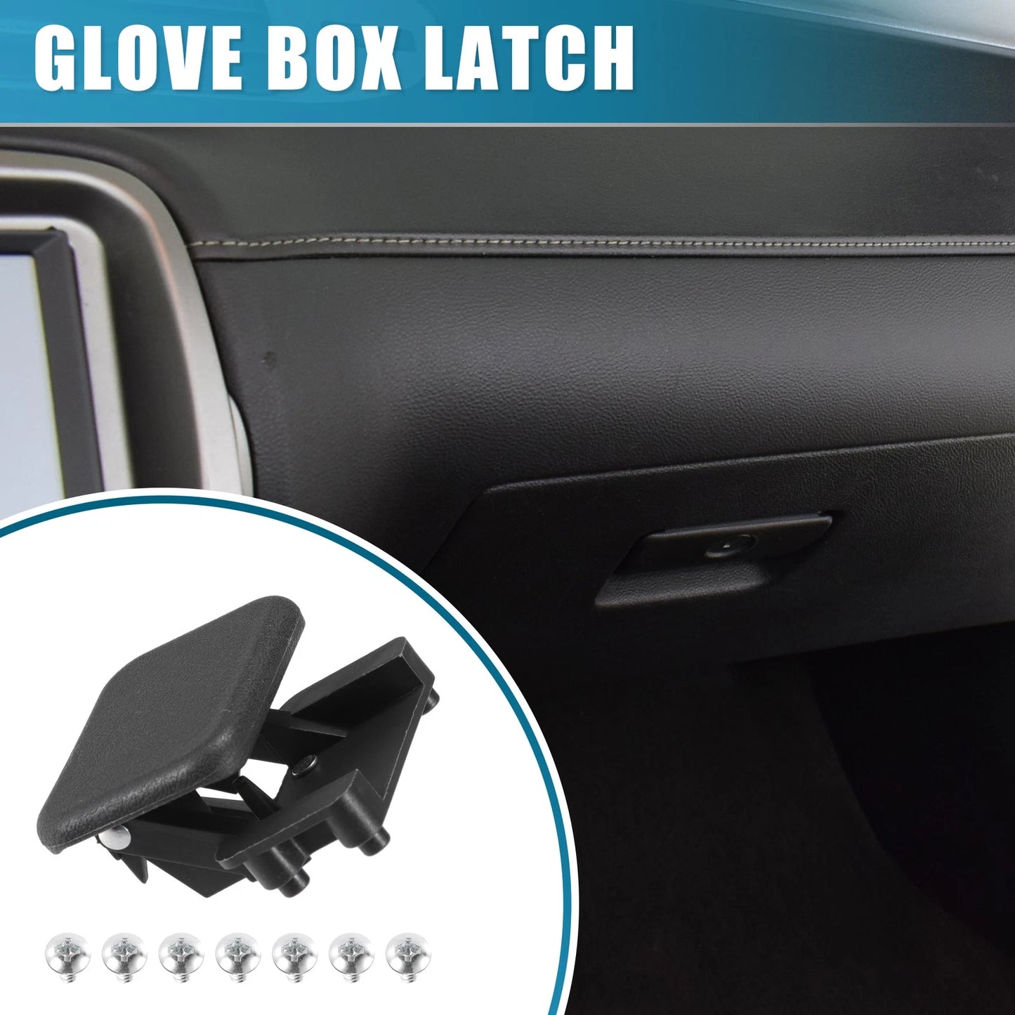 Glove Box Lid Latch Lock Cover for Chevrolet Silverado 1500 Cadillac