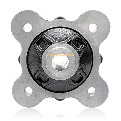 Hub & Disc Rotor & Studs for GEM eM1400 Polaris Brutus HD M1400 Pro-XD