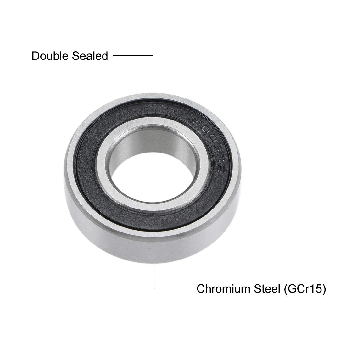 Deep Groove Ball Bearing 17x35x10mm 2RS Chrome Steel P6 10pcs