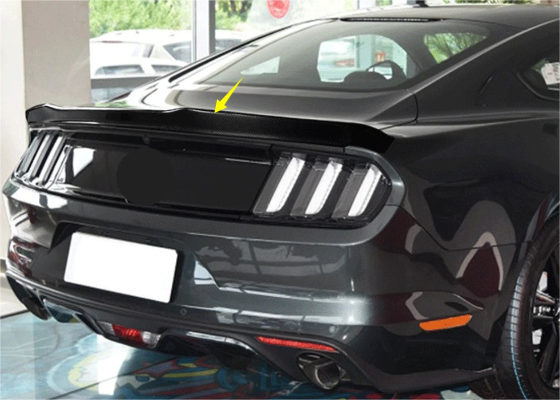 Factory Style Rear Spoiler Wing for 2015-2023 Ford Mustang GT Carbon Fiber