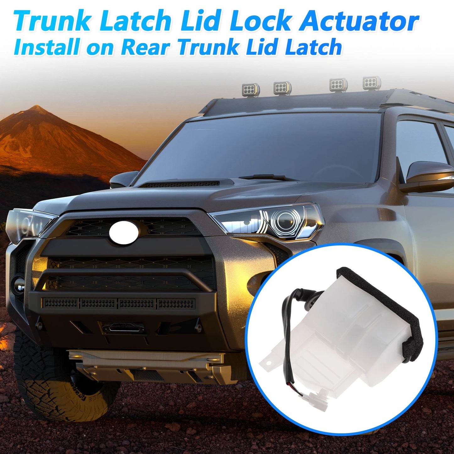 Rear Trunk Latch Lock Actuator / 4 Pins / for Toyota 4Runner (2010–2021)