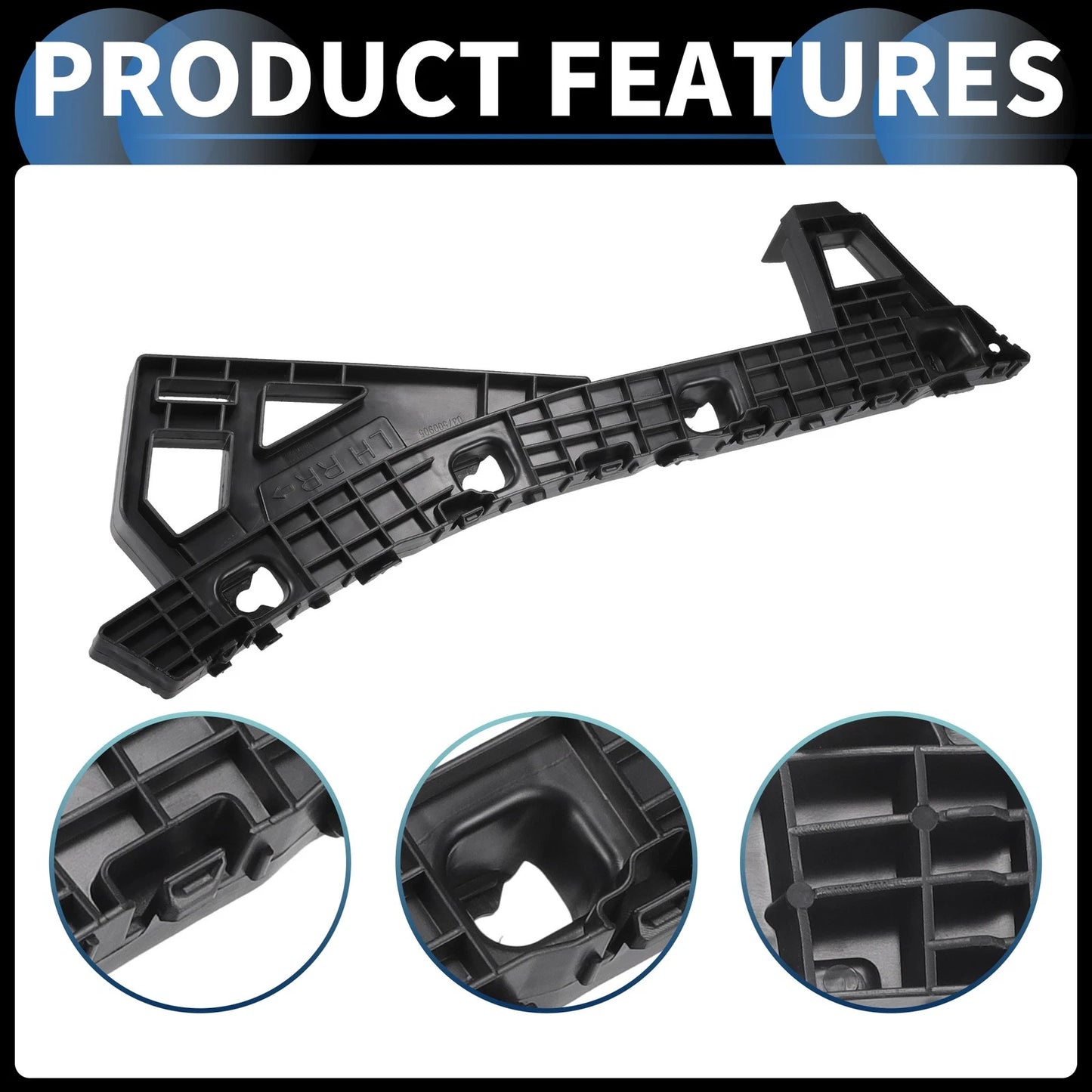 Left Rear Bumper Retainer Bracket for Kia Forte (2019-2021)