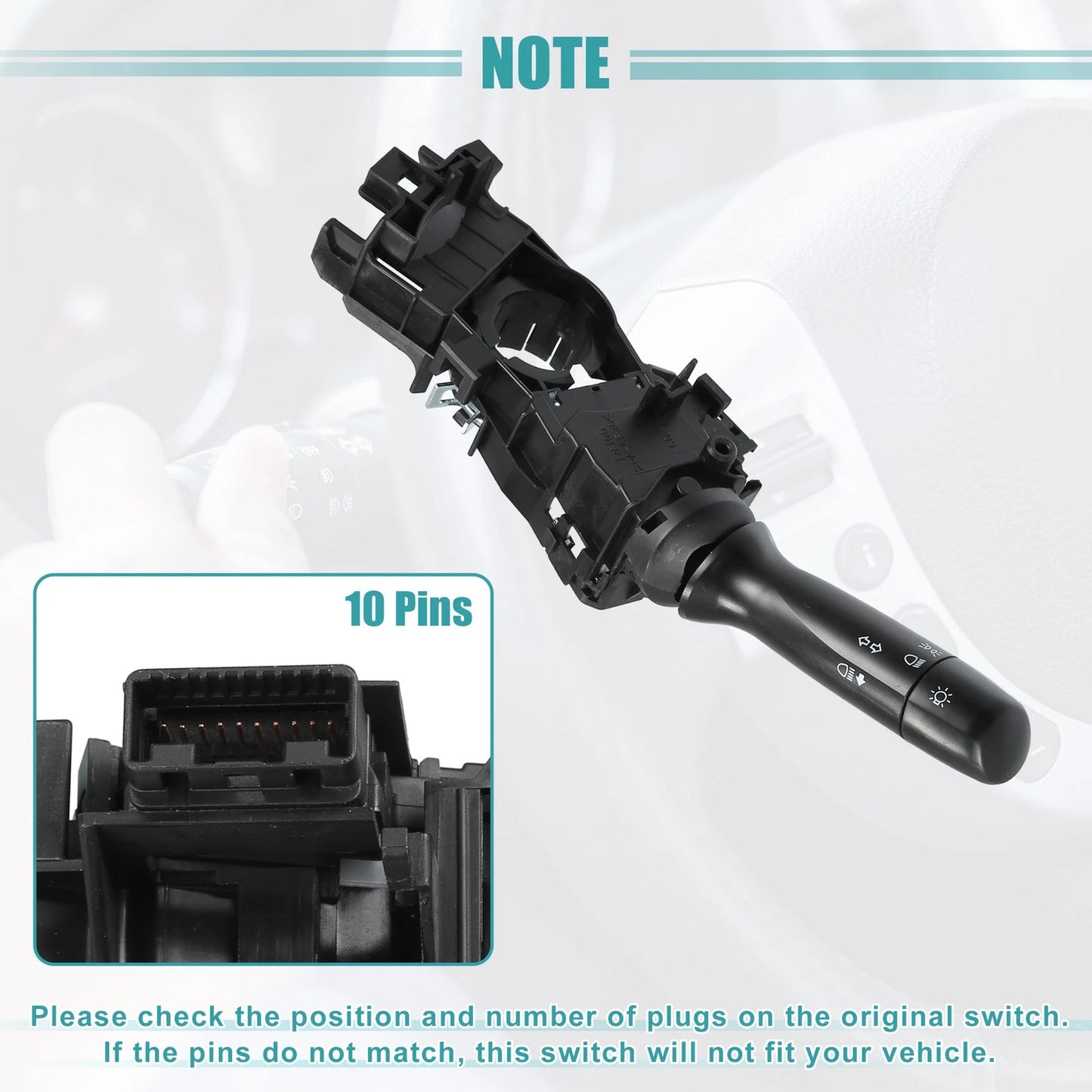Turn Signal Switch for Toyota Yaris, Corolla (2007-2011)
