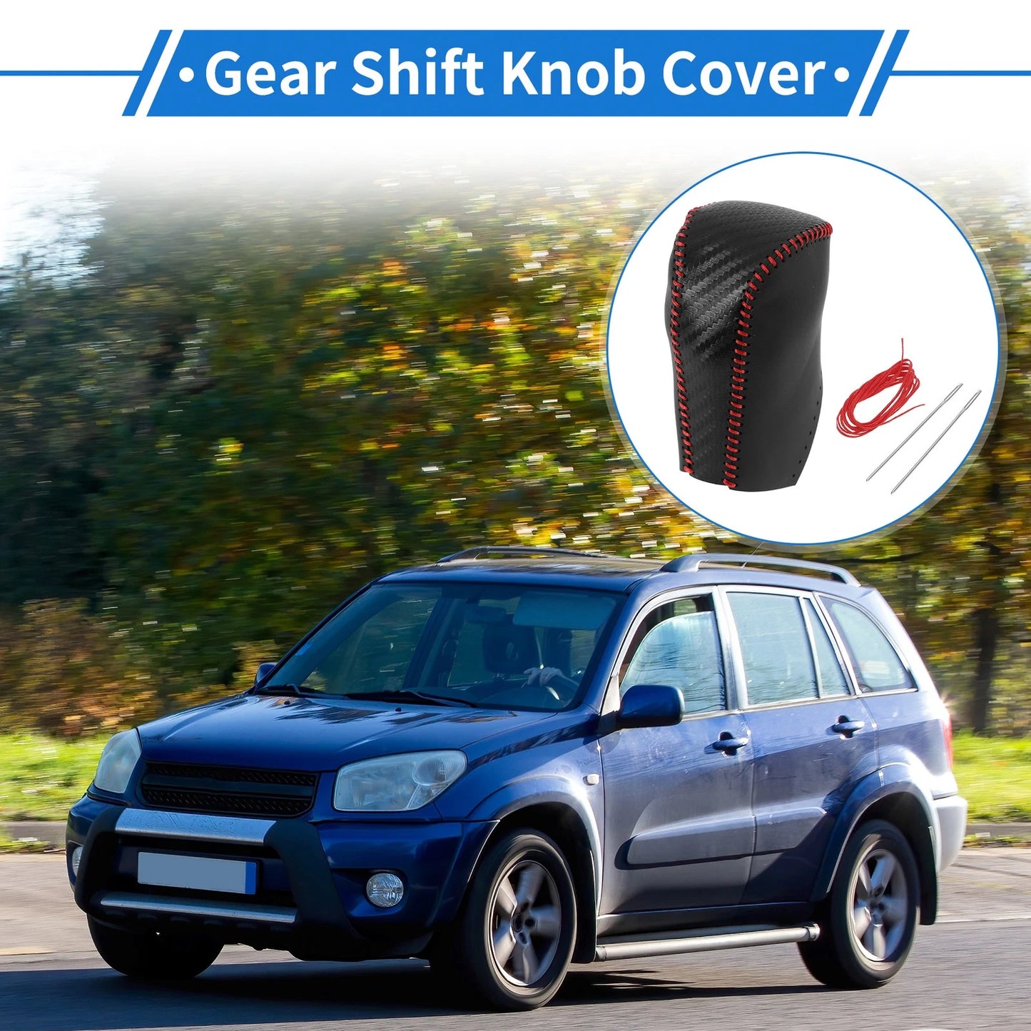 Car Gear Shift Knob Cover for Toyota RAV4 (2013–2016)