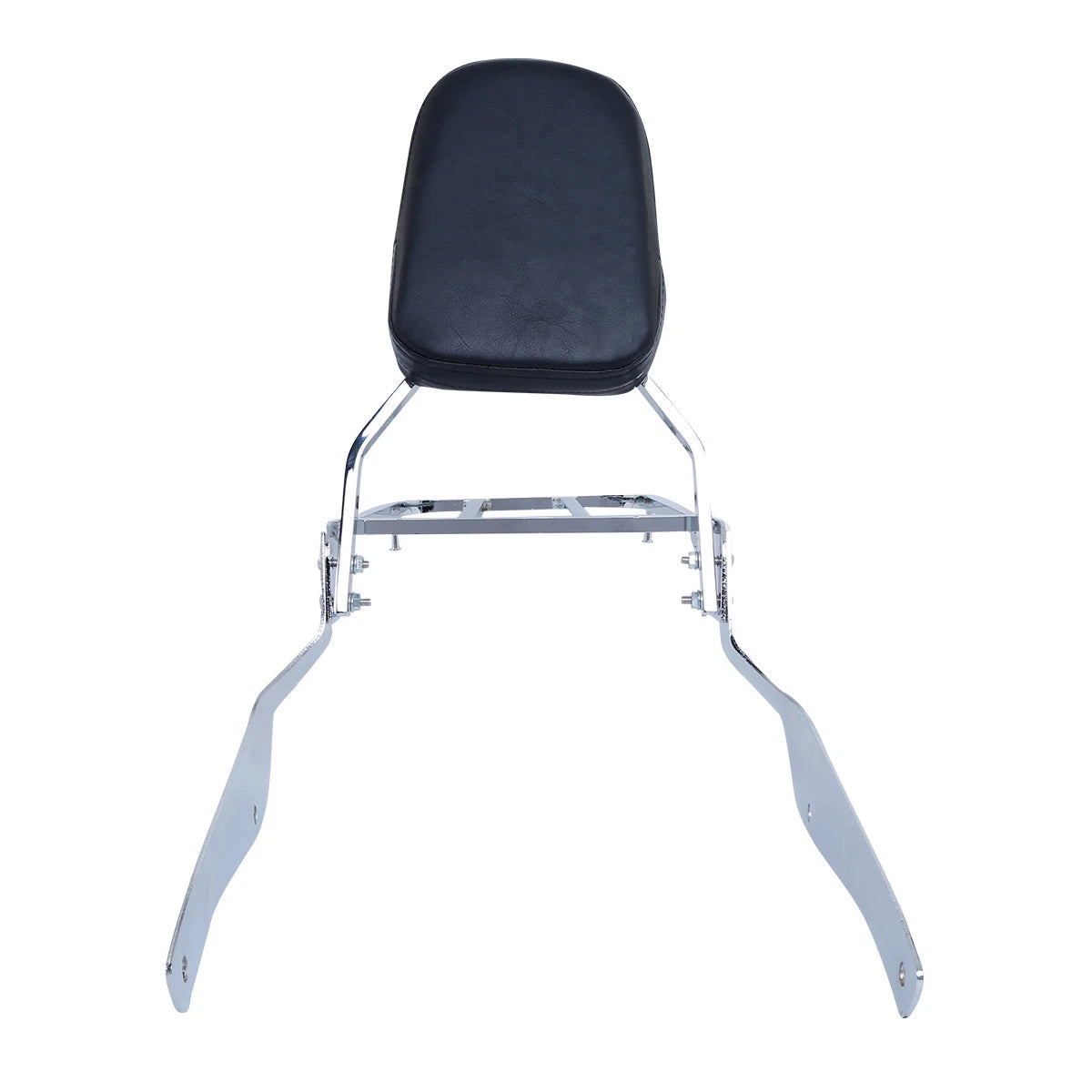 Chrome Backrest Sissy Bar Luggage Rack for Suzuki Boulevard C50 (2005-2011)