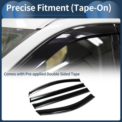 Window Deflectors 1 Set Side Window Vent Visors for Toyota Sienna (2011–2011)