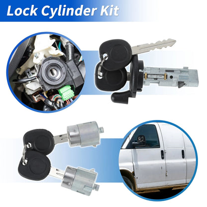 Ignition Lock Cylinder and Door Lock for Chevrolet Express Van