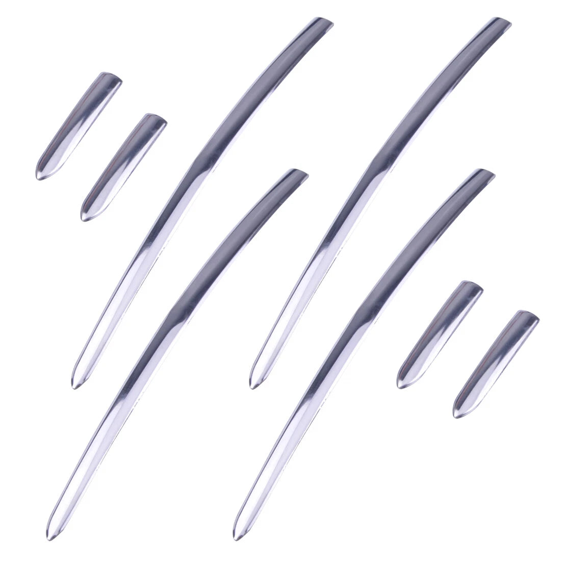 8 x Chrome Door Handle Stripes Cover Trim for Ford Fusion Mondeo (2013-2020)