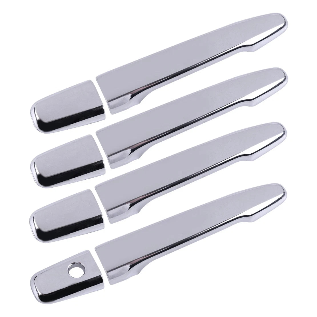 8 x Chrome Door Handle Trim Covers for Mitsubishi Outlander (2013-2019)
