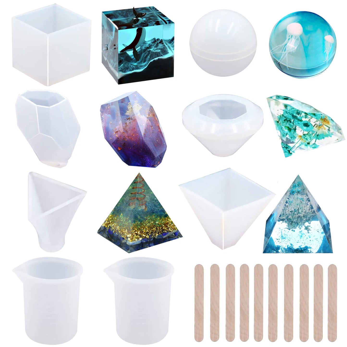 Clear UV Resin Epoxy Casting Pigment Paste for Crafts