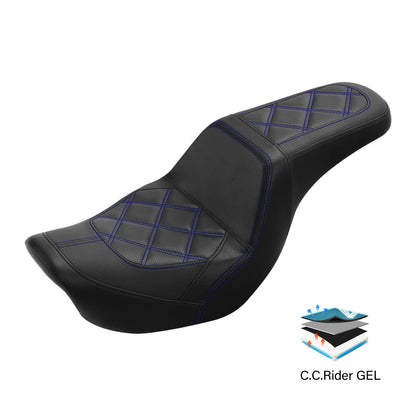 Gel Seat Pair for Harley Low Rider Street Fat Bob (2006-2017)