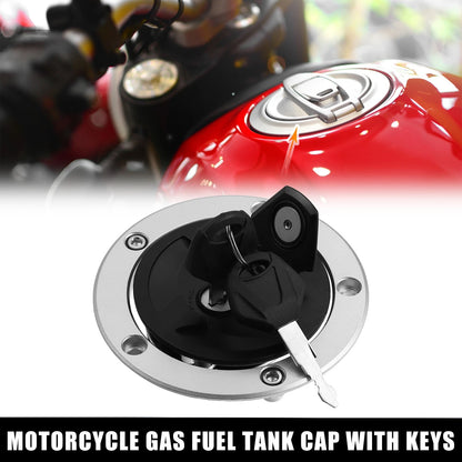 Gas Tank Cover Locking Fuel Tank Cap with Keys for Kawasaki