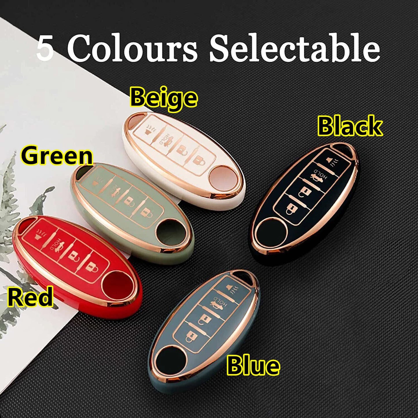 Remote Car Key Fob Case Cover for Infiniti/Nissan Altima Maxima Murano Rogue