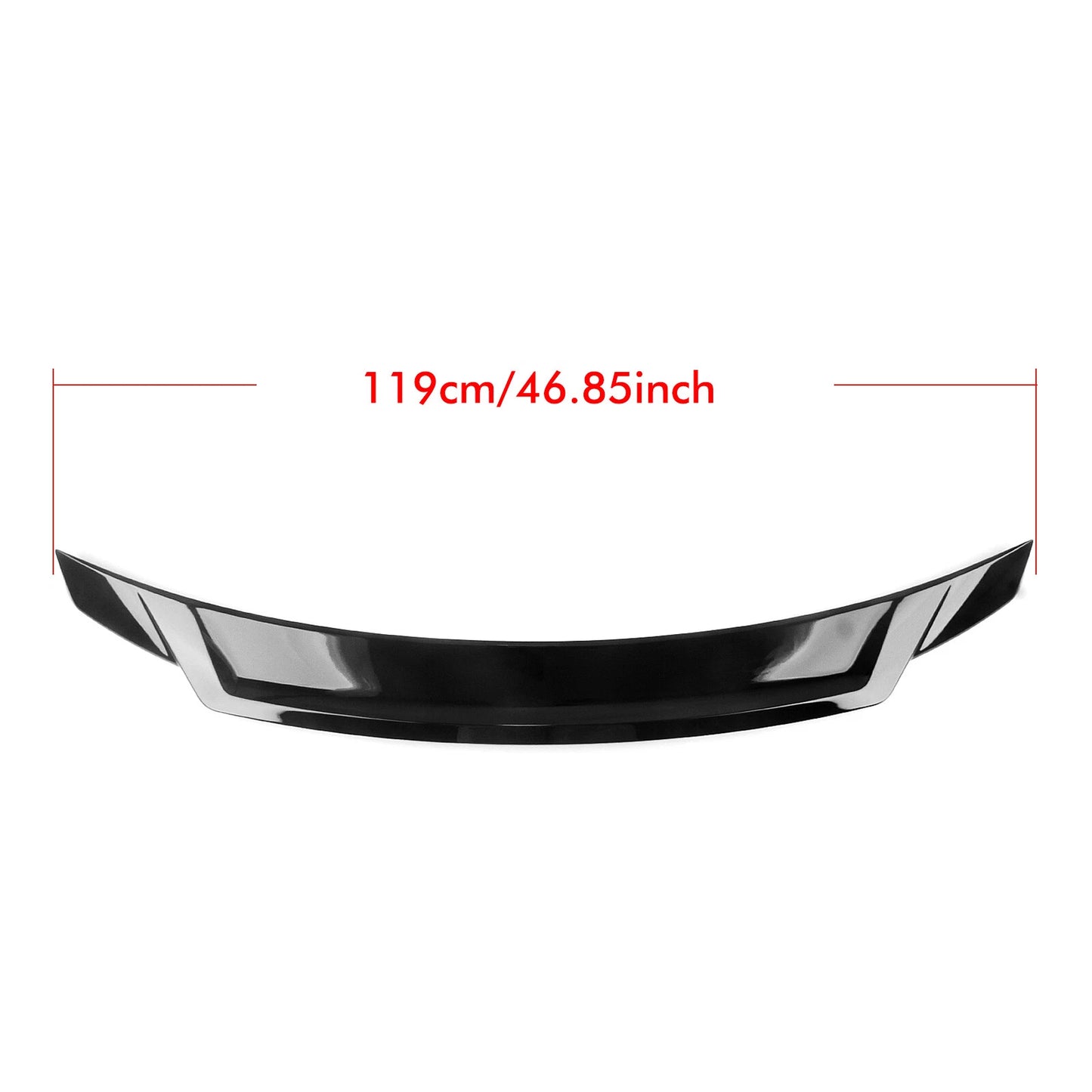 Rear Spoiler Lip Roof Wing Kit for Honda Civic 11th (2022-2025) Gloss Black