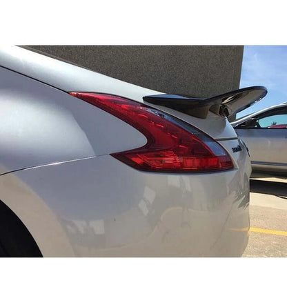 Fit For Nissan 370Z Z34 AJT3 Style Real Carbon Fiber Rear Trunk Spoiler Wing Lip