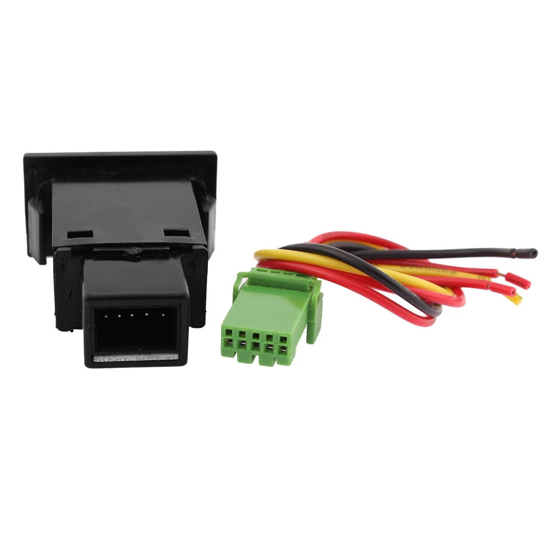 Panel Mount Latching Red Pilot 4-Wire Fog Light Switch for DC 12V