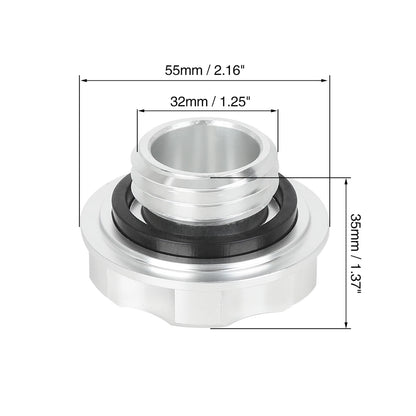Aluminum Alloy Oil Filler Cap Cover for Honda Civic EK EG (1996-2000)