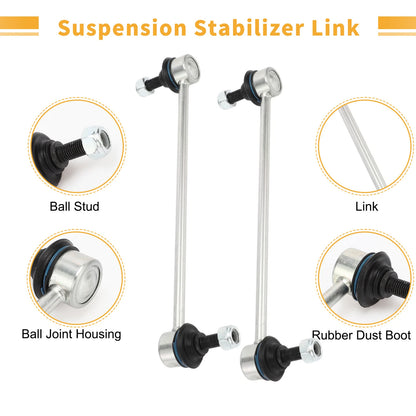 2 x Front Sway Bar Links Stabilizer Kit for Ford Fiesta (2011-2019)