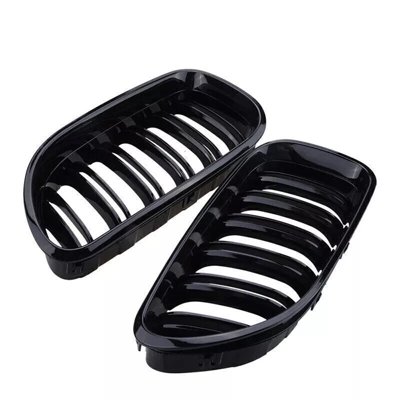 Gloss Black Front Kidney Grille for 2012-2018 BMW M6 F06 F12 F13 650i 640i
