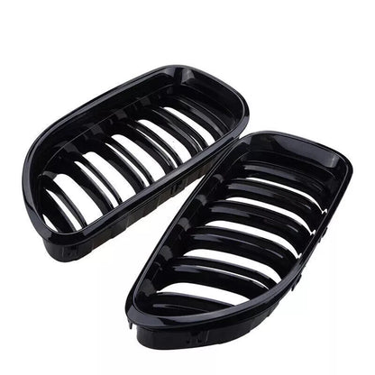 Gloss Black Front Kidney Grille for 2012-2018 BMW M6 F06 F12 F13 650i 640i