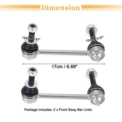 2 x Front Stabiliser Sway Bar Links for Toyota Tacoma Double Cab (2013-2014)
