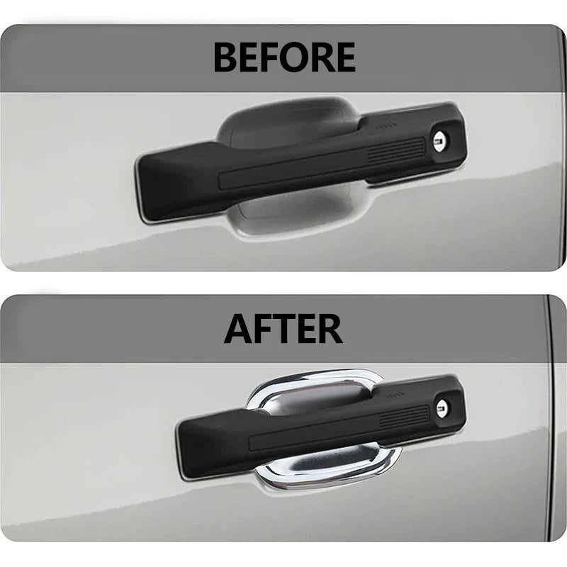 Chrome Door Handle Bowl Covers for Ford Bronco Sport (2021-2023)