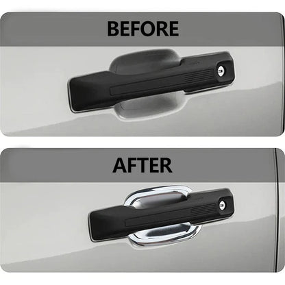 Chrome Door Handle Bowl Covers for Ford Bronco Sport (2021-2023)
