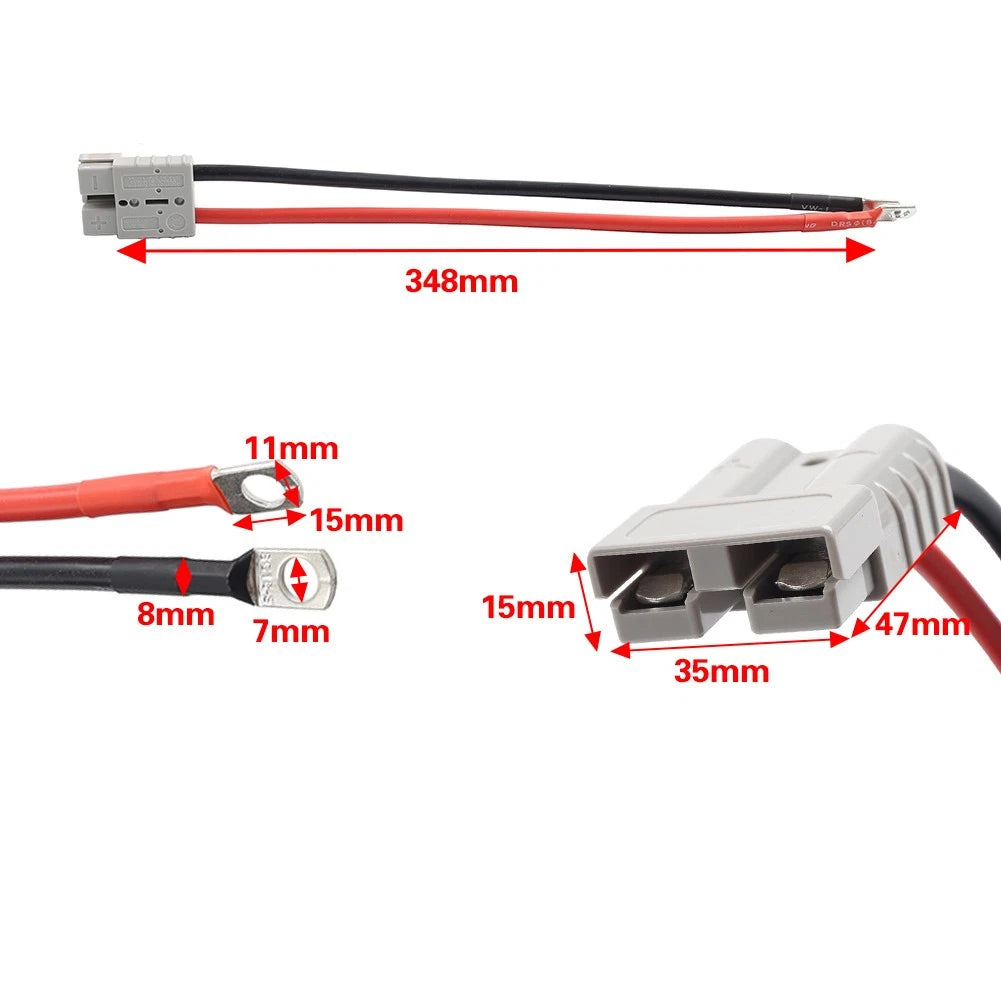 7AWG Battery Quick Connector Kit for Cars, Tractors, Motors