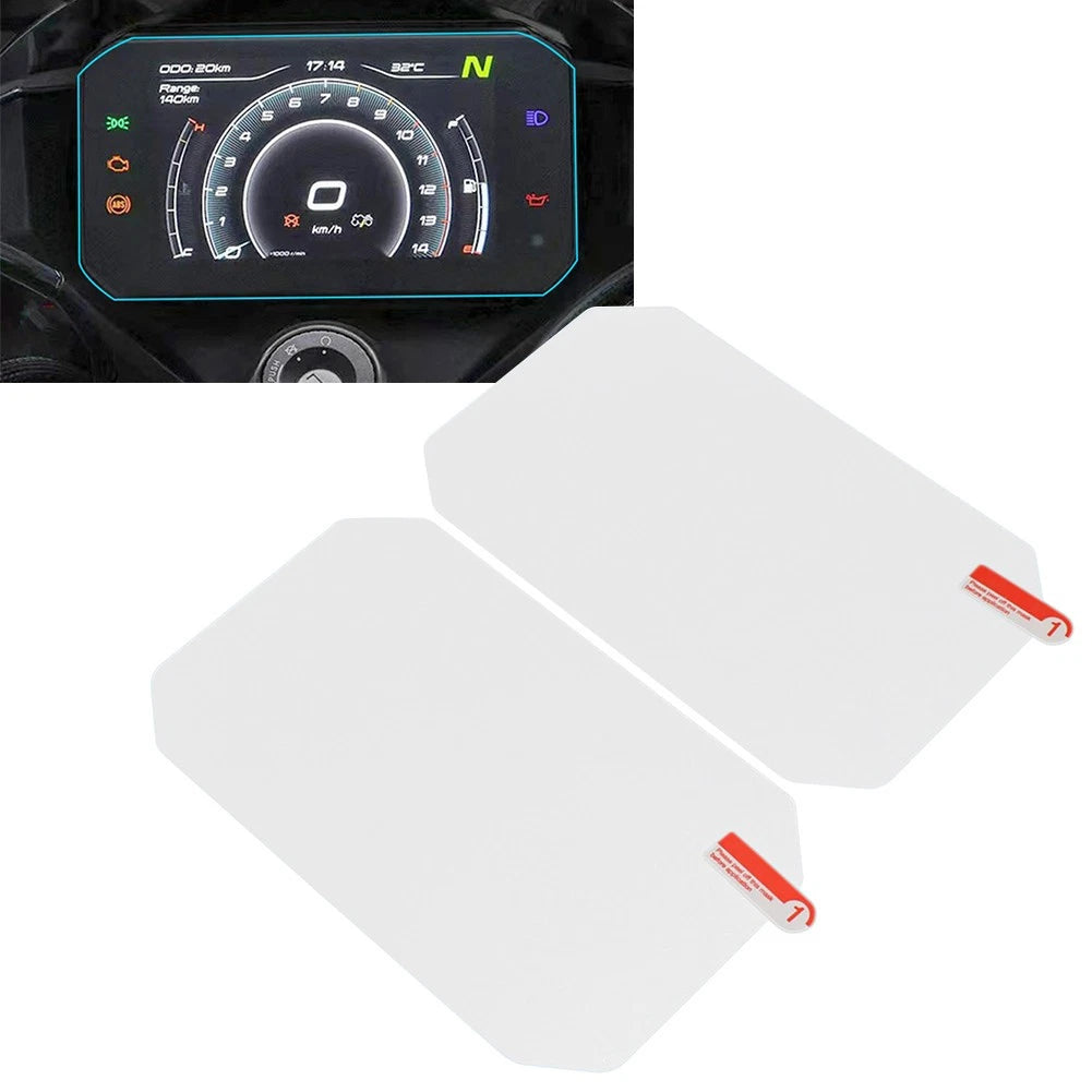 Scratch Film Speedometer Screen Protector Clear for CFMOTO 400SR (2021-2023)
