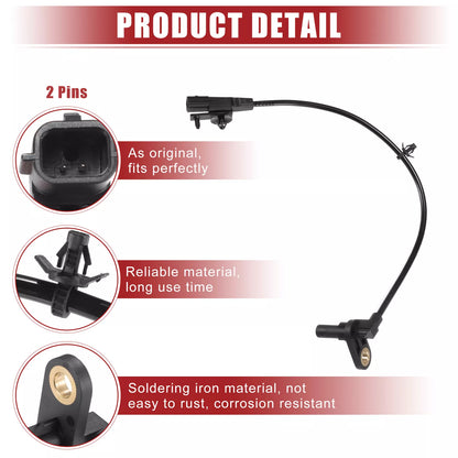 Rear Left ABS Wheel Speed Sensor for Infiniti Q50 (2014 - 2020)