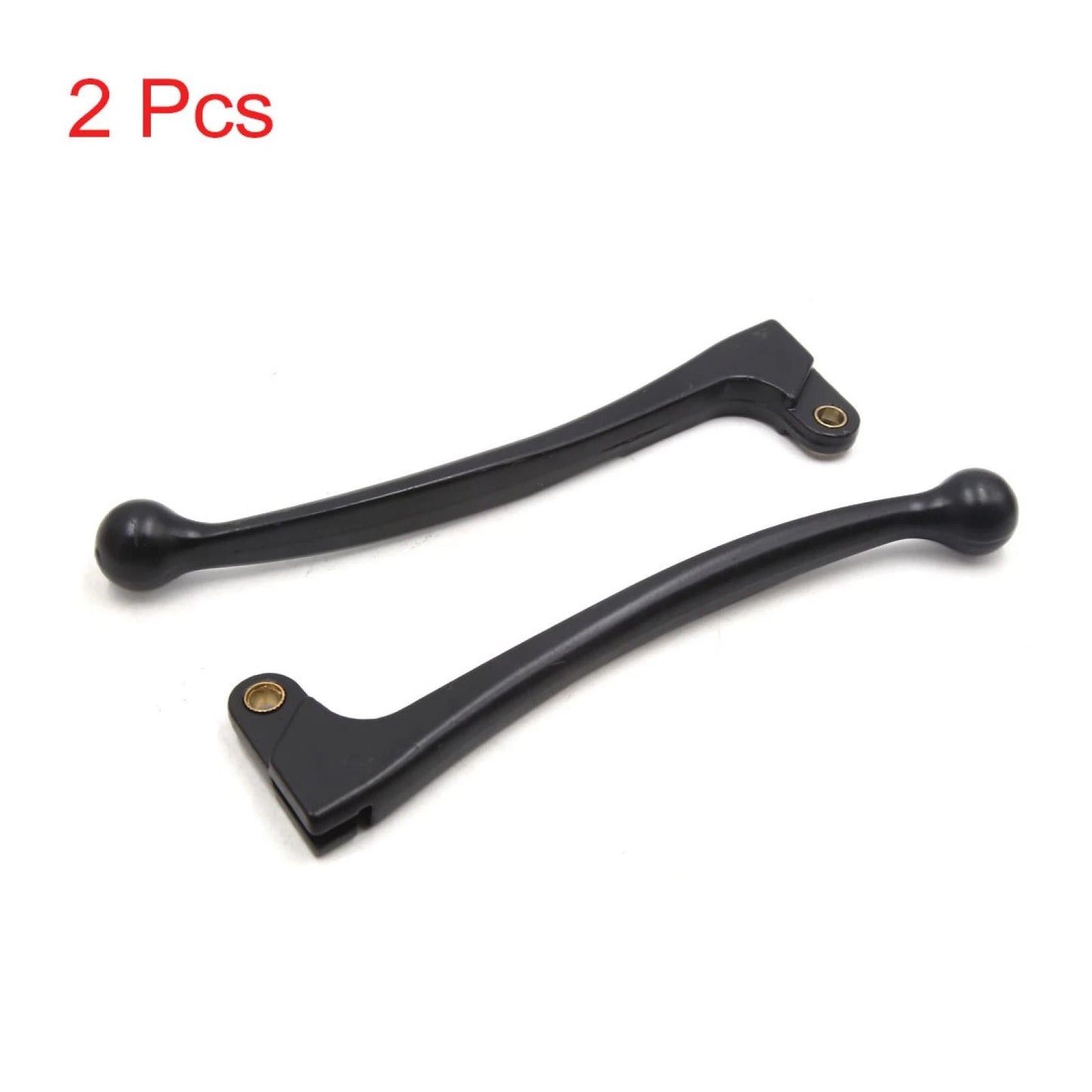2Pcs Black Aluminum Alloy Motorcycle Left Brake Clutch Handle Lever for CG125