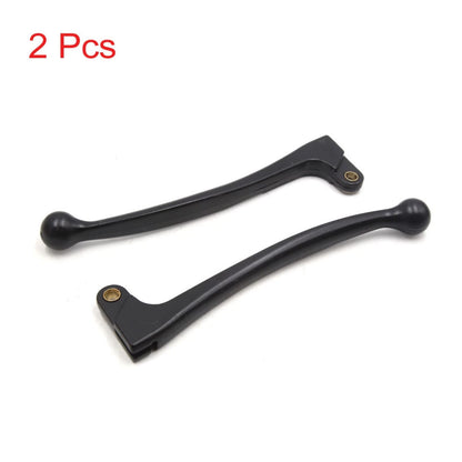 2Pcs Black Aluminum Alloy Motorcycle Left Brake Clutch Handle Lever for CG125