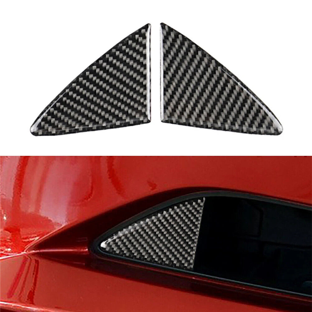 Carbon Fiber Front Grille Cover Trim for Mazda 3 Axela (2014-2016)