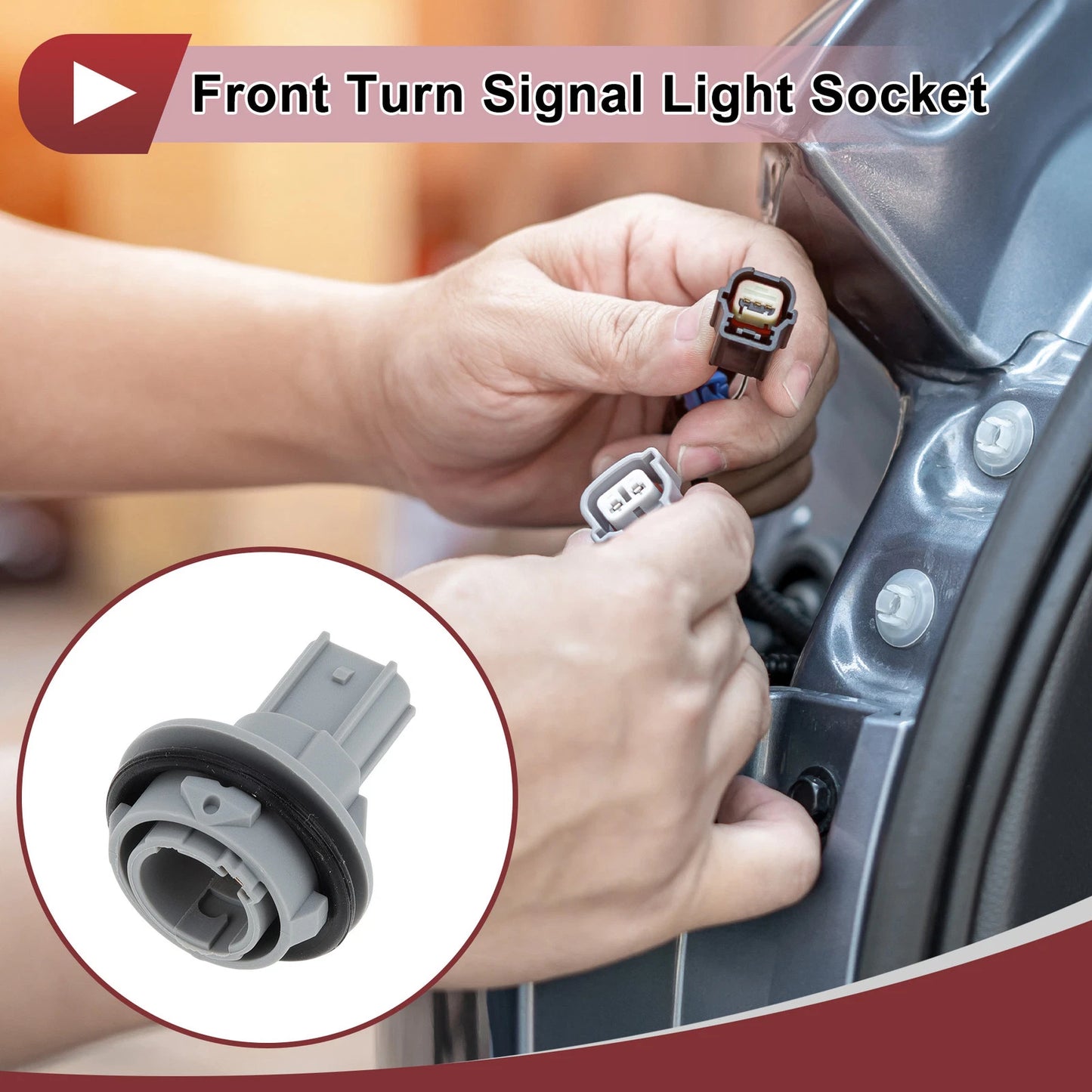 Front Turn Signal Light Socket for Honda Accord (2013-2015)