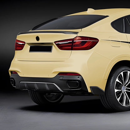 Rear Bumper Diffuser Lip for BMW X6 F16 M Sport (2014-2019)