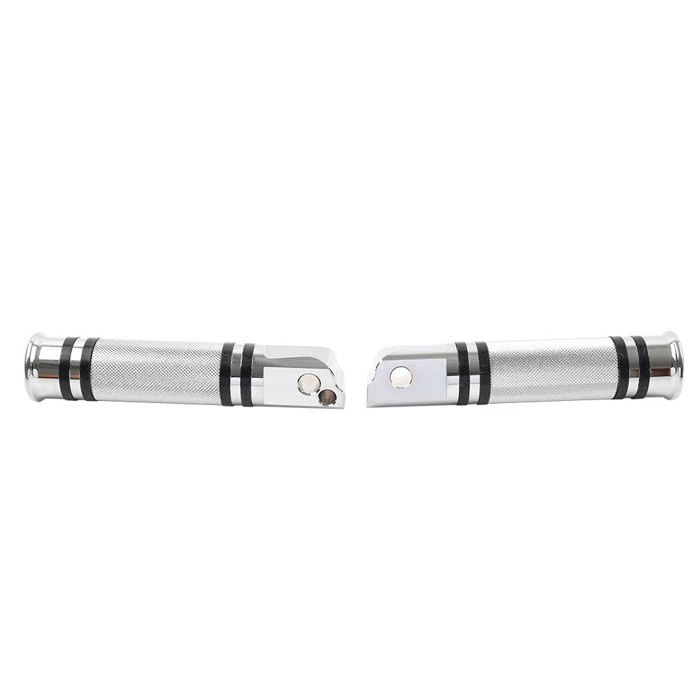 Chrome Rear Footboards Foot Pegs for Harley Softail Fat Boy (2018-2023)