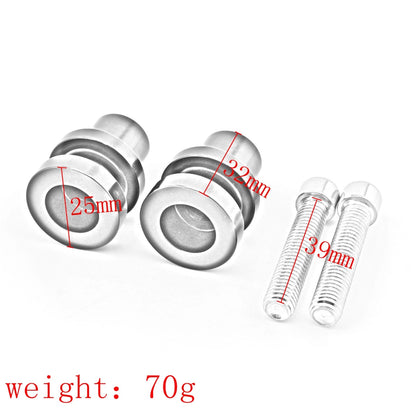 2 x Black Backrest Docking Hardware Bolt Kit for Harley Hightster (2022-2023)