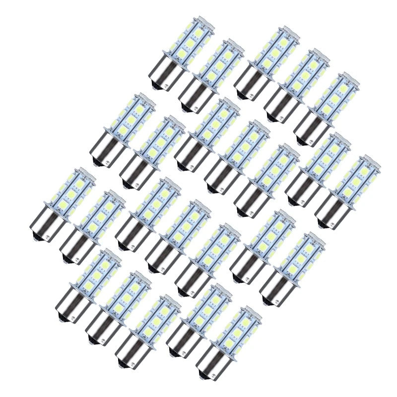 50pcs 12V 1156 1141 18SMD LED Interior Light Bulbs for RV Camper Trailer