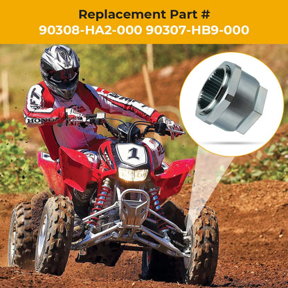 Axle Jam Sleeve Nut Bolt Clip Assembly for Honda TRX250X FourTrax (1987–1992)