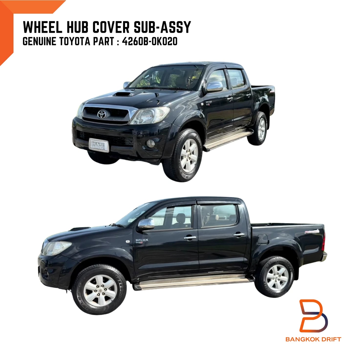 OEM Wheel Hub Center Cap Cover for Toyota Hilux Vigo Fortuner (2008-2012)