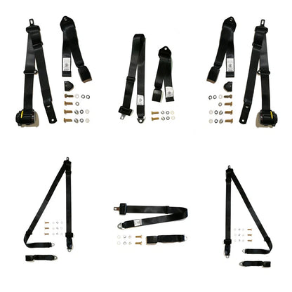 Complete Bench Seat Belt Kit for Holden HQ Kingswood Sedan (1970-1974)