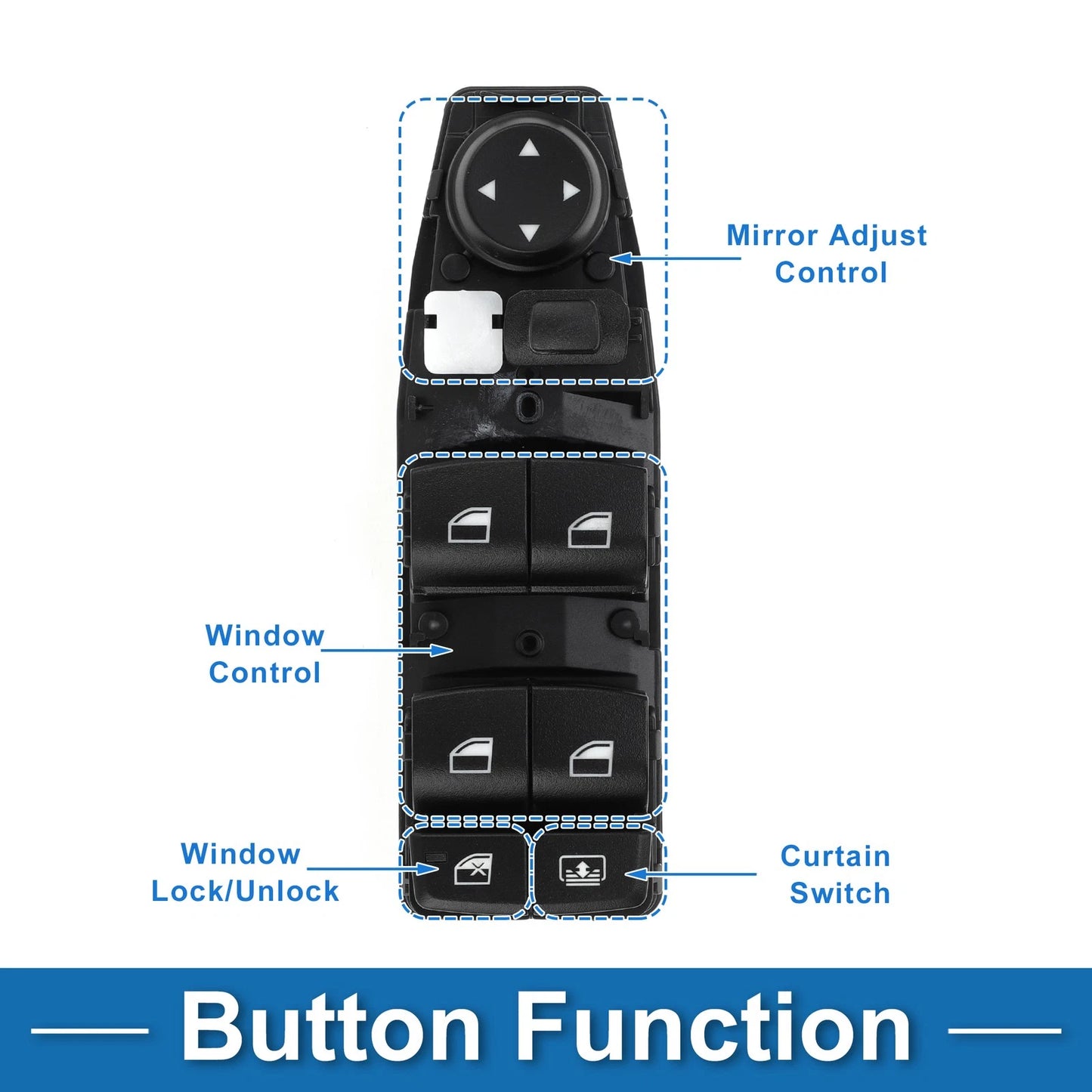Power Window Switch for BMW 320i 2013-2018 (2 x Window Control Switches)